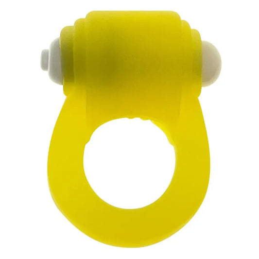 GLOWDICK, cockring with LED, YELLOW ICE 