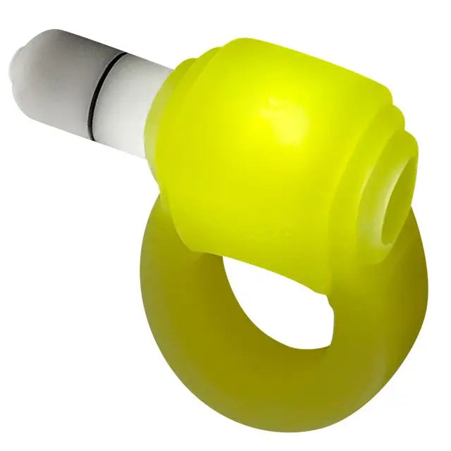 GLOWDICK, cockring with LED, YELLOW ICE 