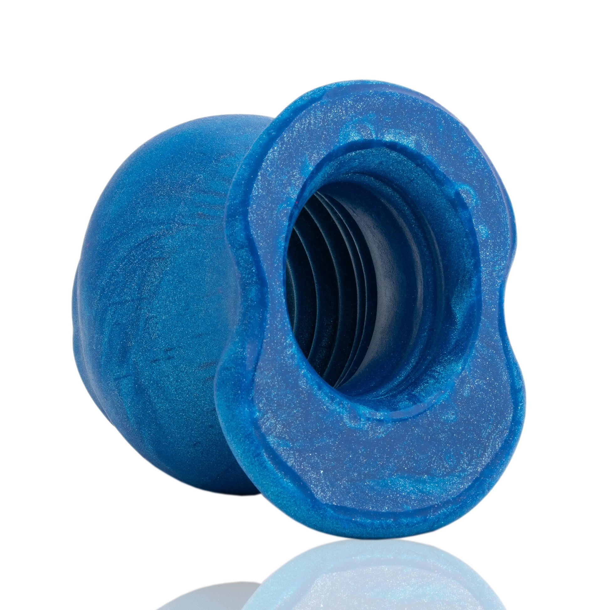 PIG HOLE MORPH, hollow plug, BLUEBALLS METALLIC 