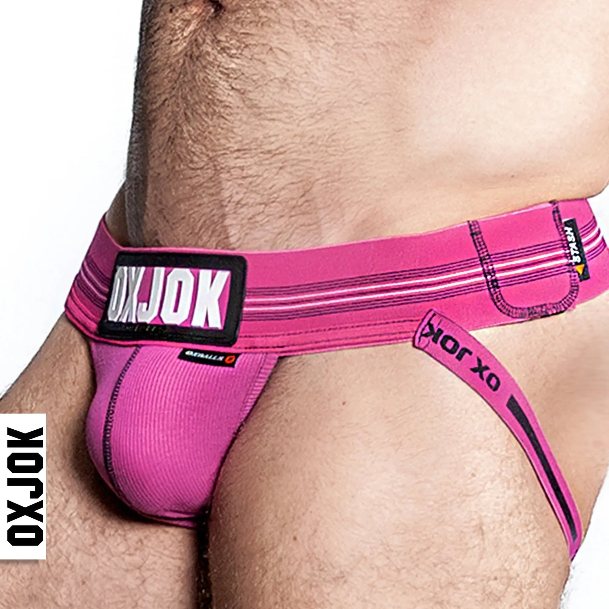 SLINGJOCK, upthrust slider-strap jock, PINK SKY, SMALL  For Him