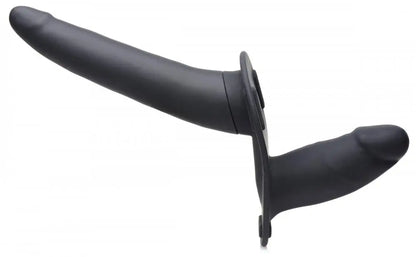 28X Power Pegger Beginner Vibrating Double Dildo with Harness and Remote  Strap-Ons and Harnesses