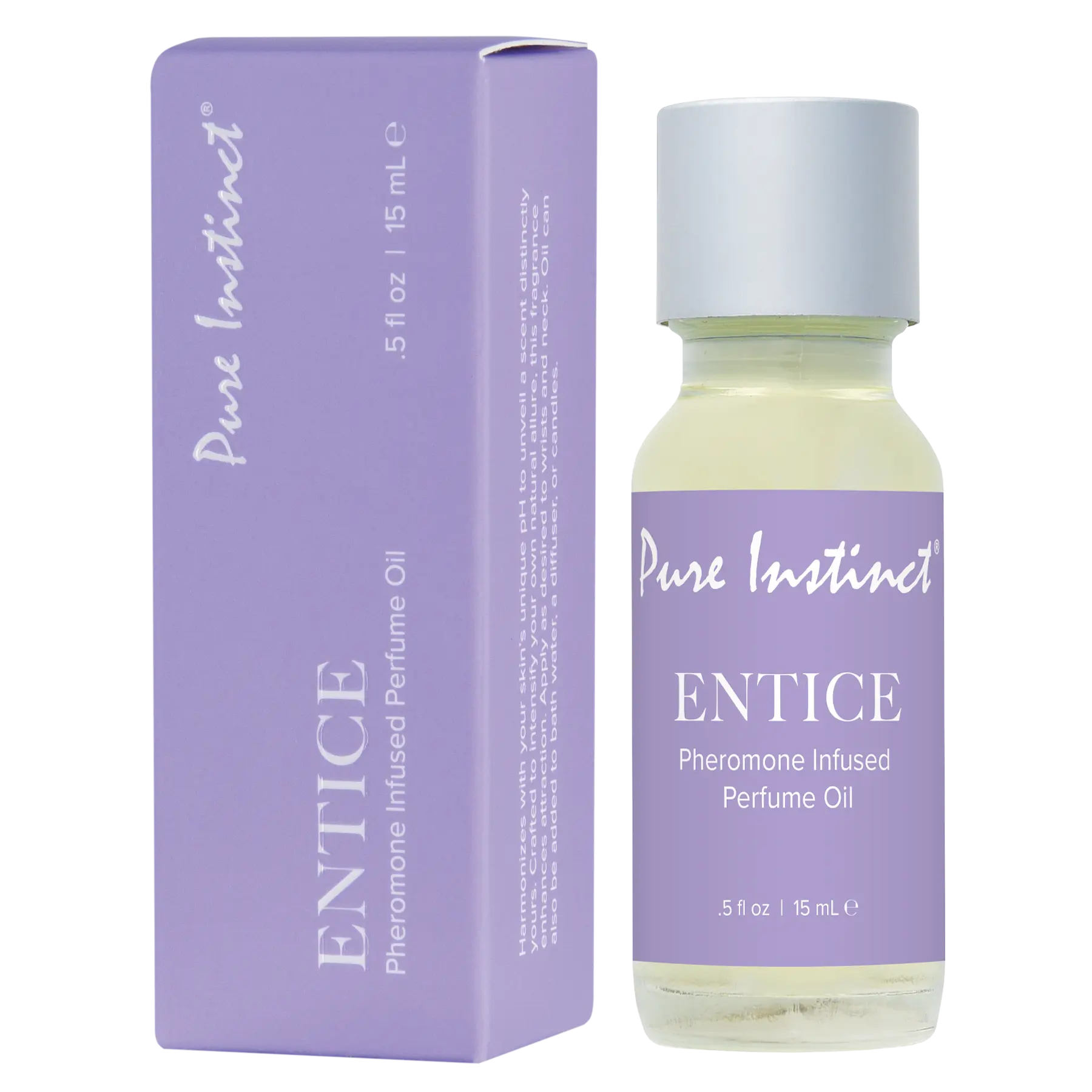 Entice .5oz | 15mL - Pheromone Infused Perfume Oil  Pheromones