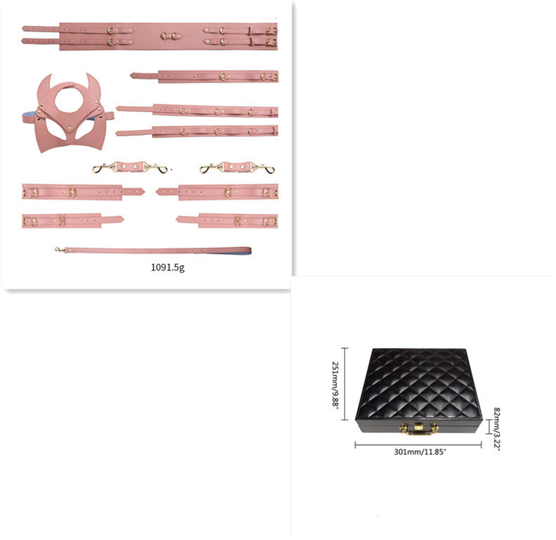 pink bondage set with case