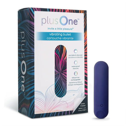 plusOne Waterproof and Rechargeable Vibrating Bullet