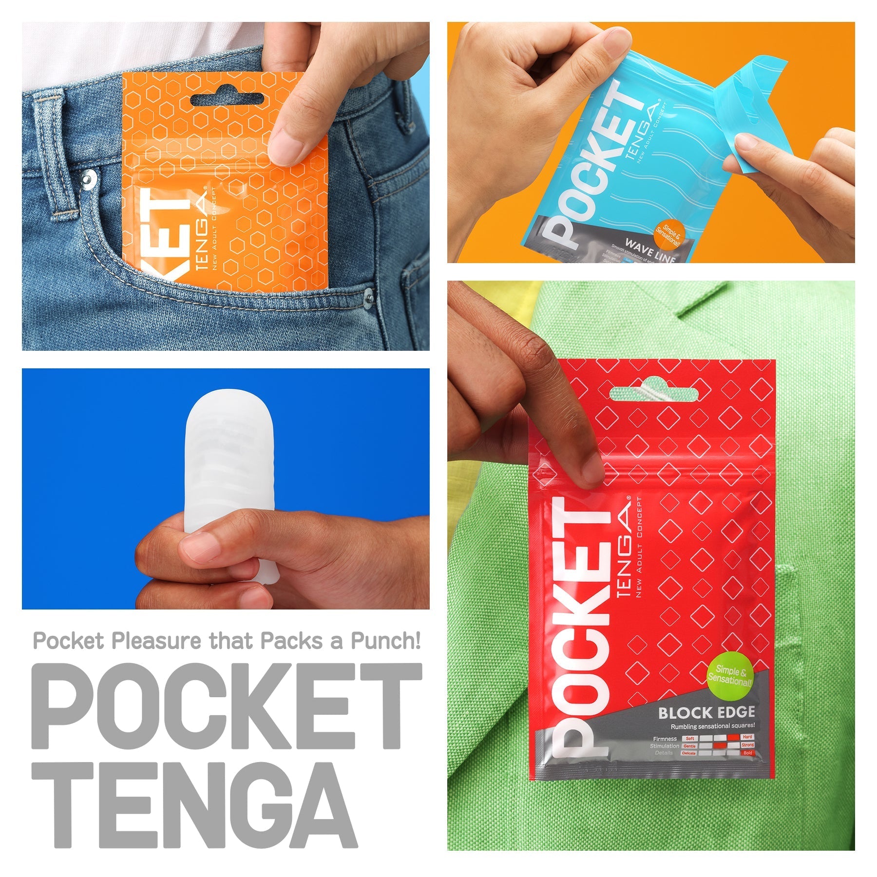 POCKET TENGA WAVY LINE 