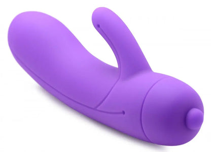 7X Lil Smoothie Mini Silicone Rabbit Vibe - Violet 