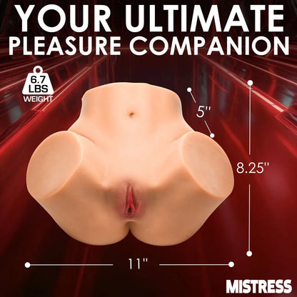 Squeezing and Vibrating Pussy and Ass Masturbator Artificial Vagina and Ass  Masturbators