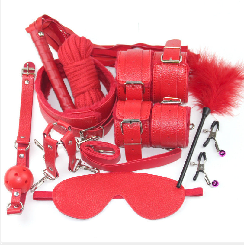 red bondage set