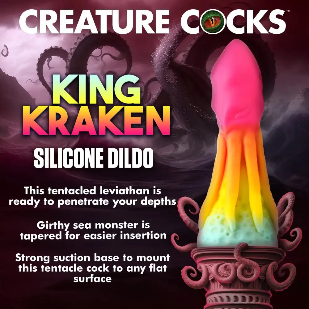 King Kraken Silicone Dildo  Silicone Toys