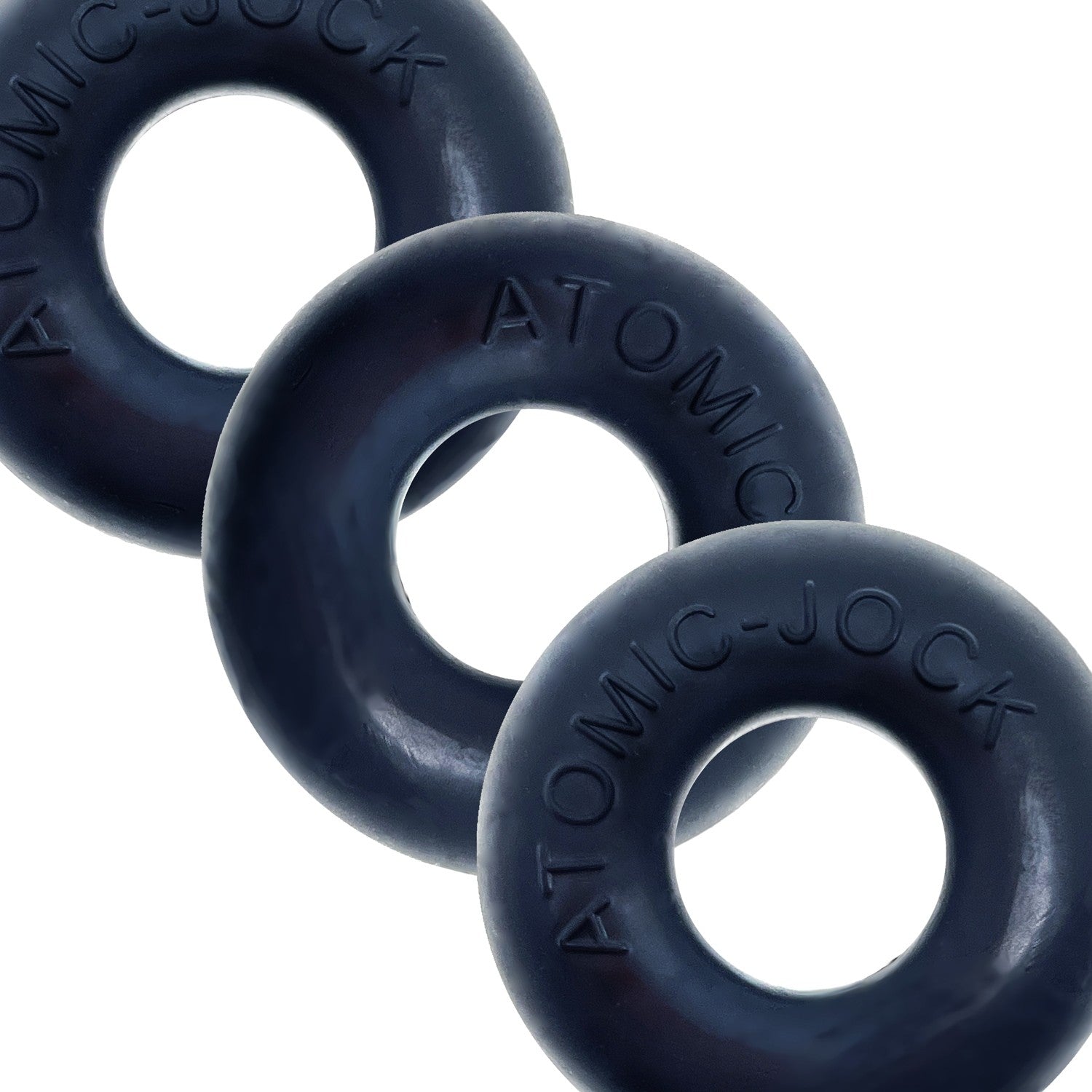 RINGER, cockring 3-pack - PLUS+SILICONE special edition -  NIGHT 