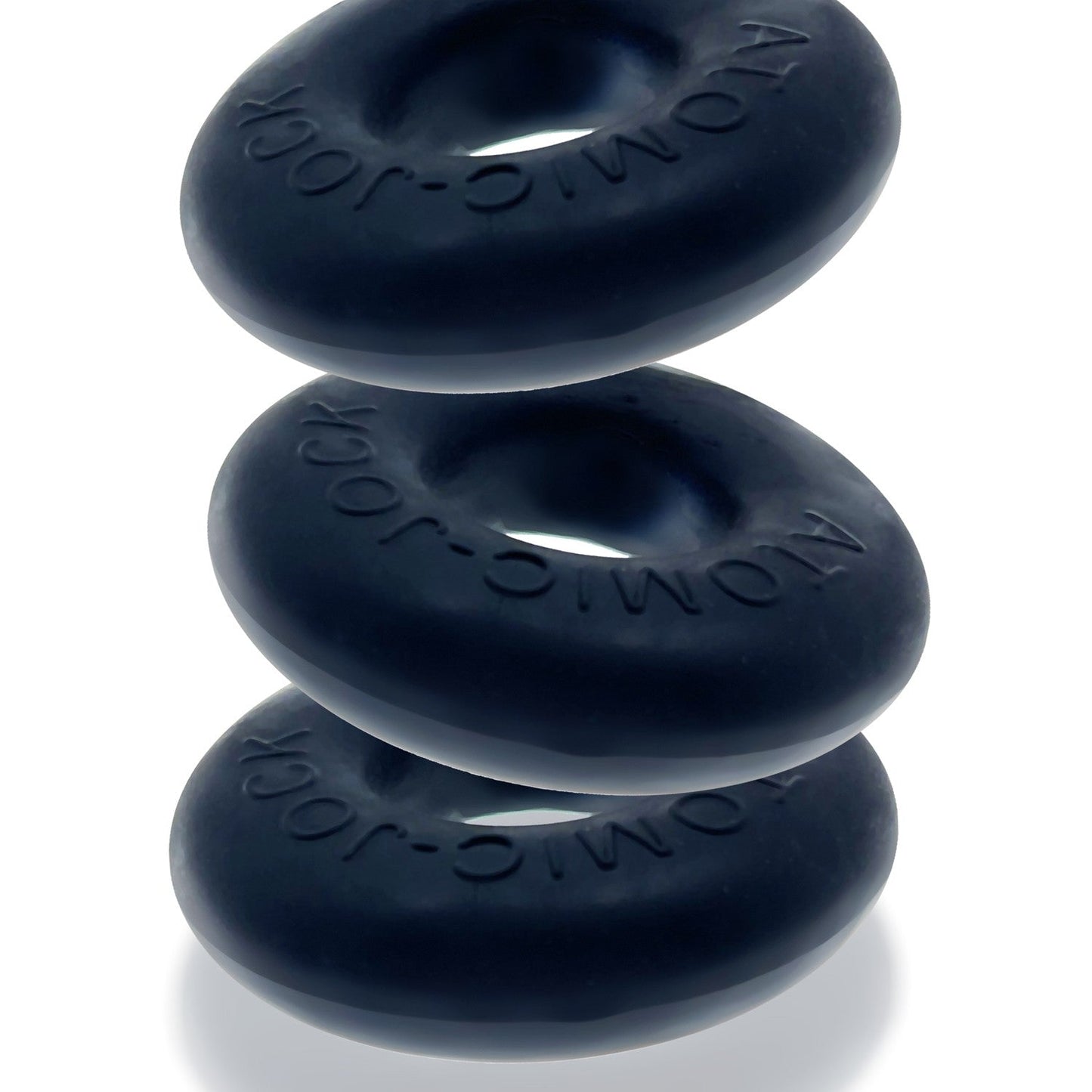 RINGER, cockring 3-pack - PLUS+SILICONE special edition -  NIGHT 