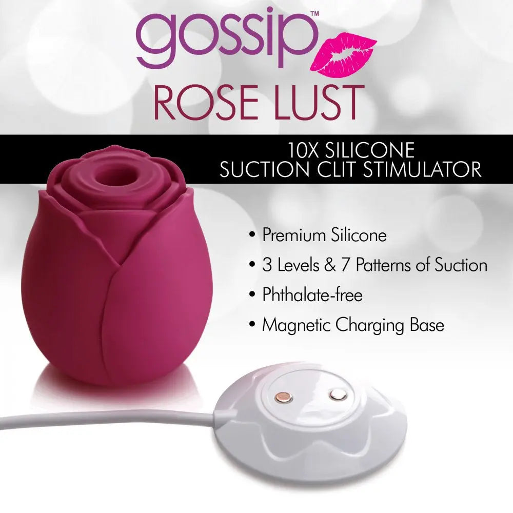 10X Violet Rose Lust Clitoral Stimulator 