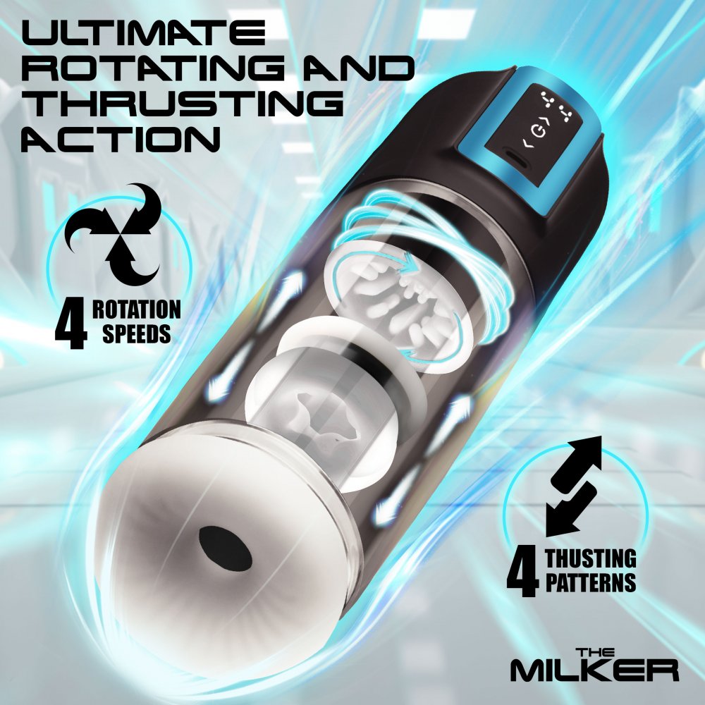 The Milker Roto-Stroke Thrusting and Rotating Masturbator  Sex Machines and Accessories