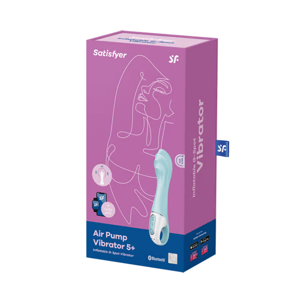 Air Pump Vibrator 5+ Blue 