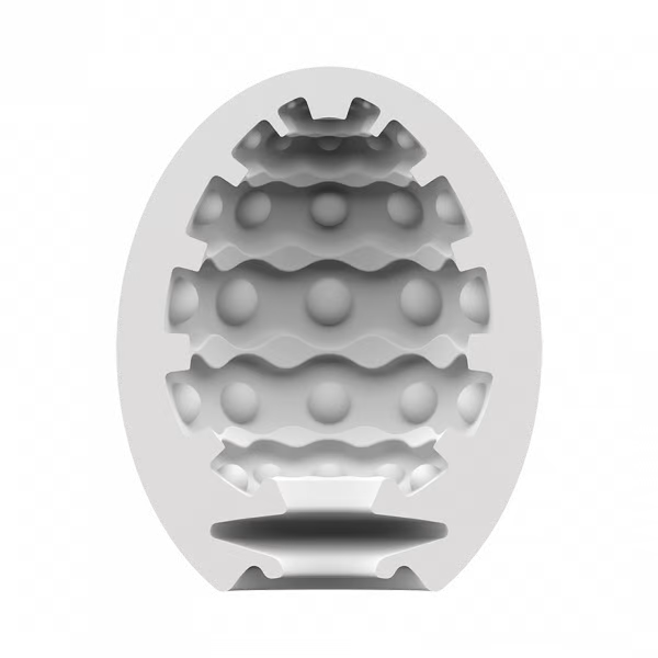 Masturbator Egg 3er Set (Bubble) Violet 