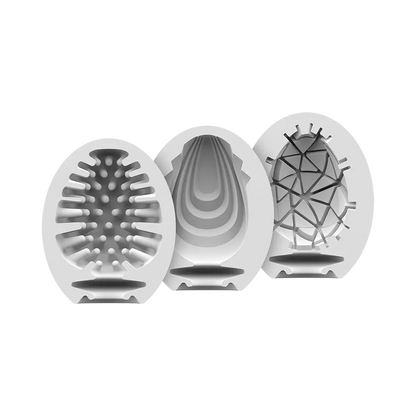 Masturbator Egg 3er Set (Naughty, Savage, Crunchy) Assorted 