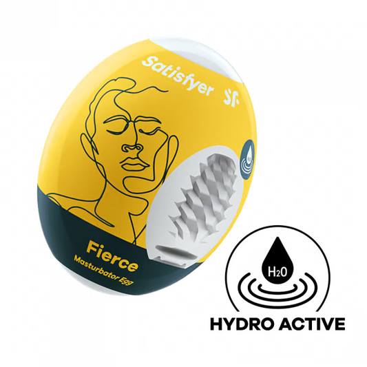 Masturbator Egg Single (Fierce) Yellow 