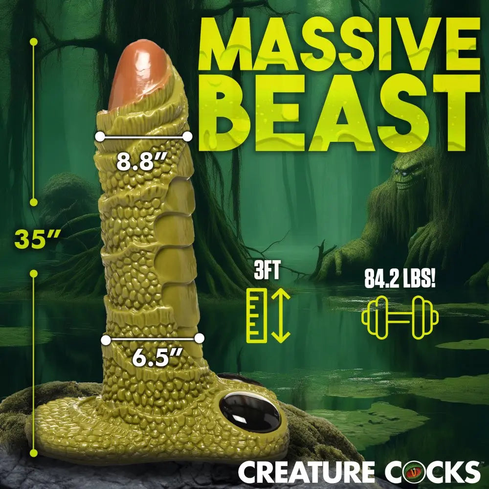 Scaly Swamp Monster 3 Foot Giant Dildo  Huge Dildos