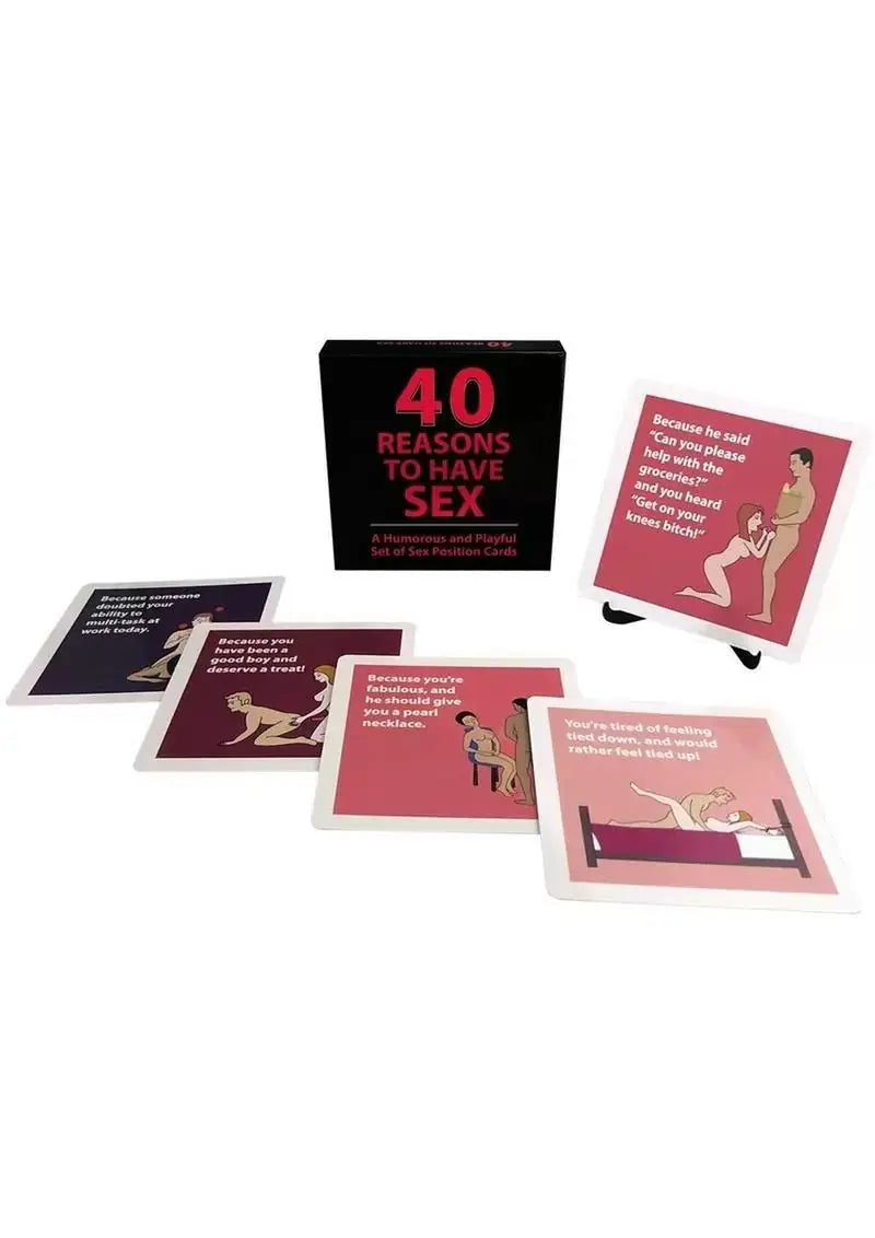 Sex Game 40 Reasons to Have Sex Couples Card Game  Games