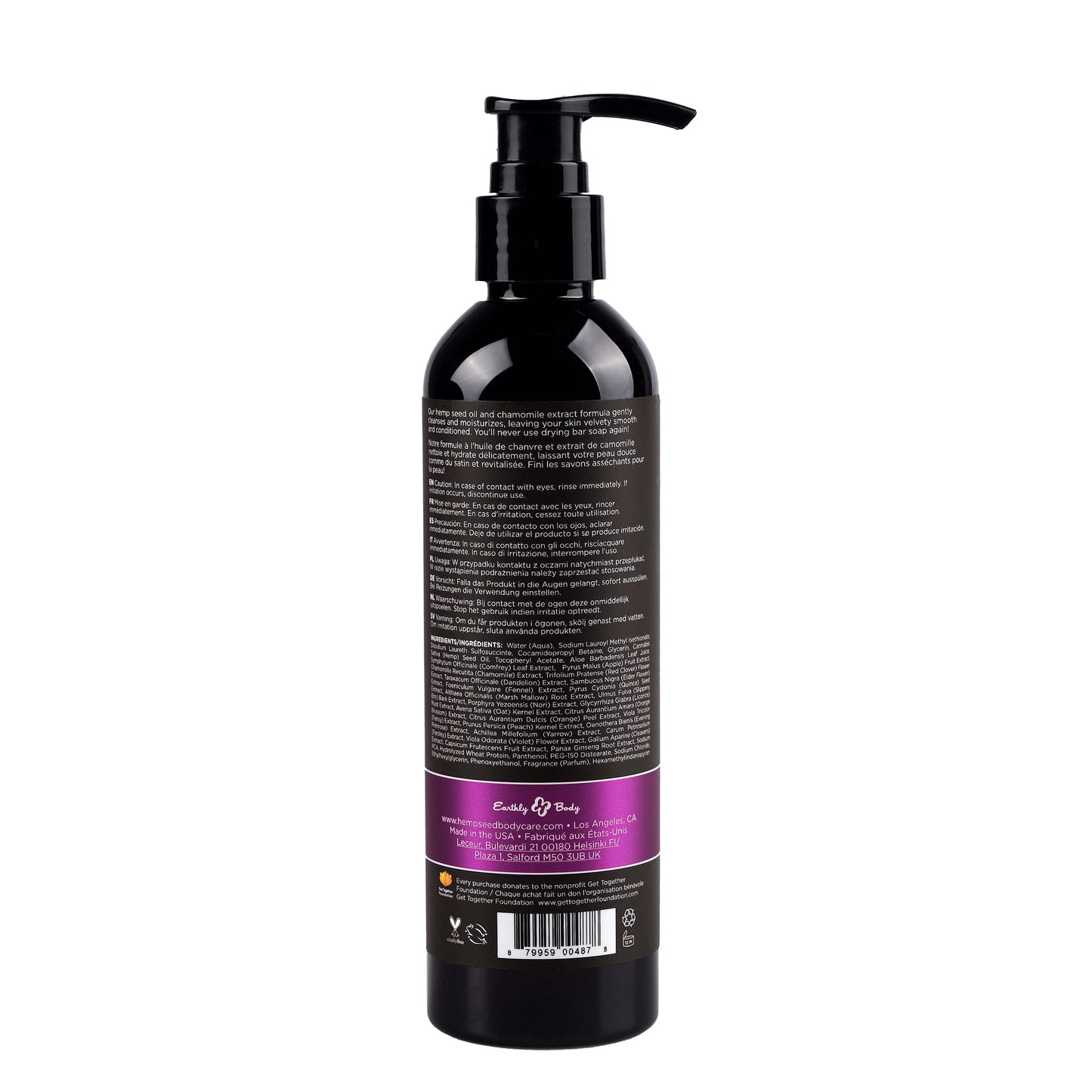 Hemp Seed Bath & Shower Gel Skinny Dip 8 fl oz / 237 ml  Bath Products