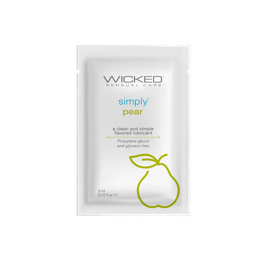 Simply Aqua Pear Sachets .1oz  Lubes