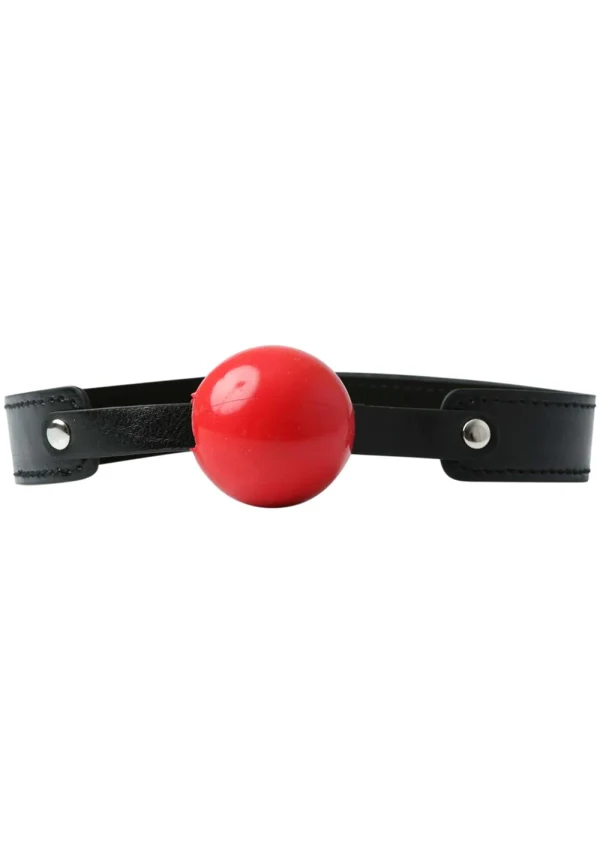 Solid Red Ball Gag 