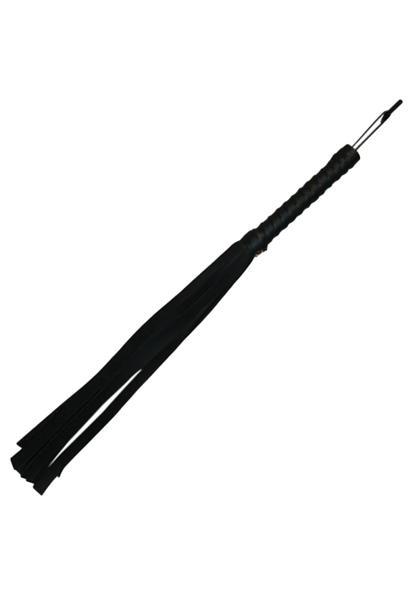 Black Faux Leather Flogger 