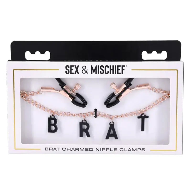 Brat Charmed Nipple Clamps 