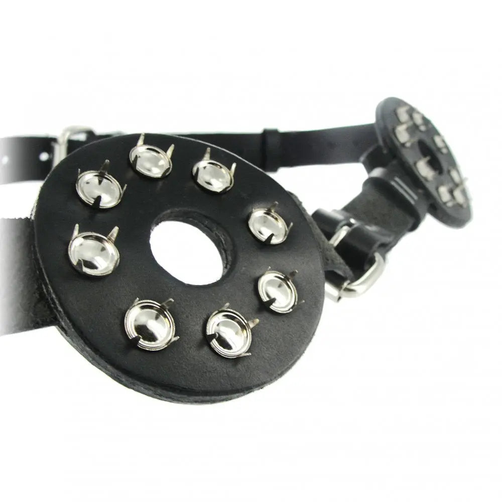 Studded Spiked Breast Binder with Nipple Holes 