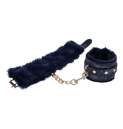 Cougar Fur Handcuffs  BDSM