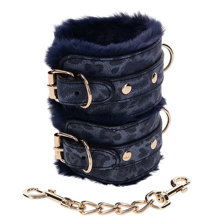 Cougar Fur Handcuffs  BDSM