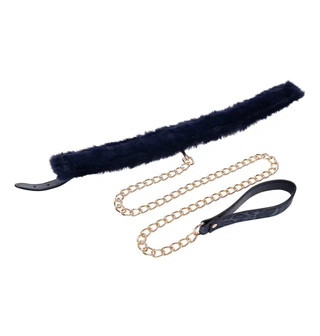 Cougar Fur Collar & Leash  BDSM