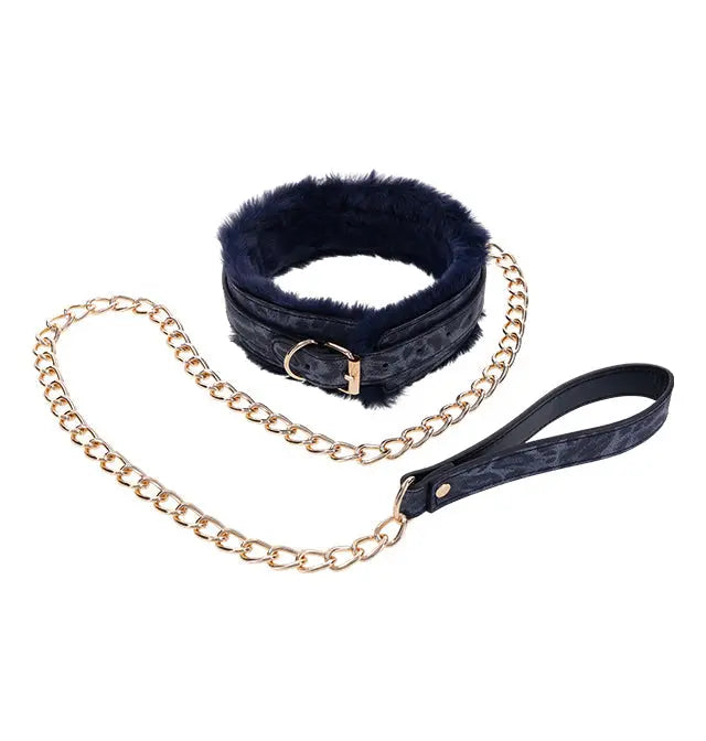 Cougar Fur Collar & Leash  BDSM