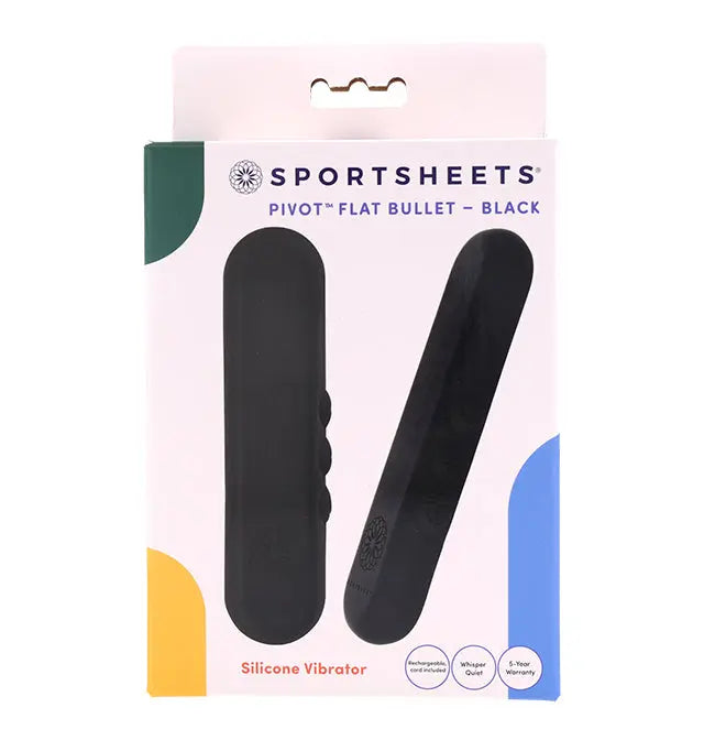 Pivot Flat Bullet – Black  Vibrators