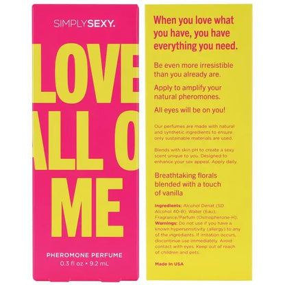 LOVE ALL OF ME Pheromone Infused Perfume - Love All Of Me 0.3oz | 9.2mL 