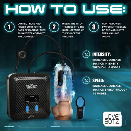 The Milker Stamina with Automatic Stroking, Suction and Vibration 