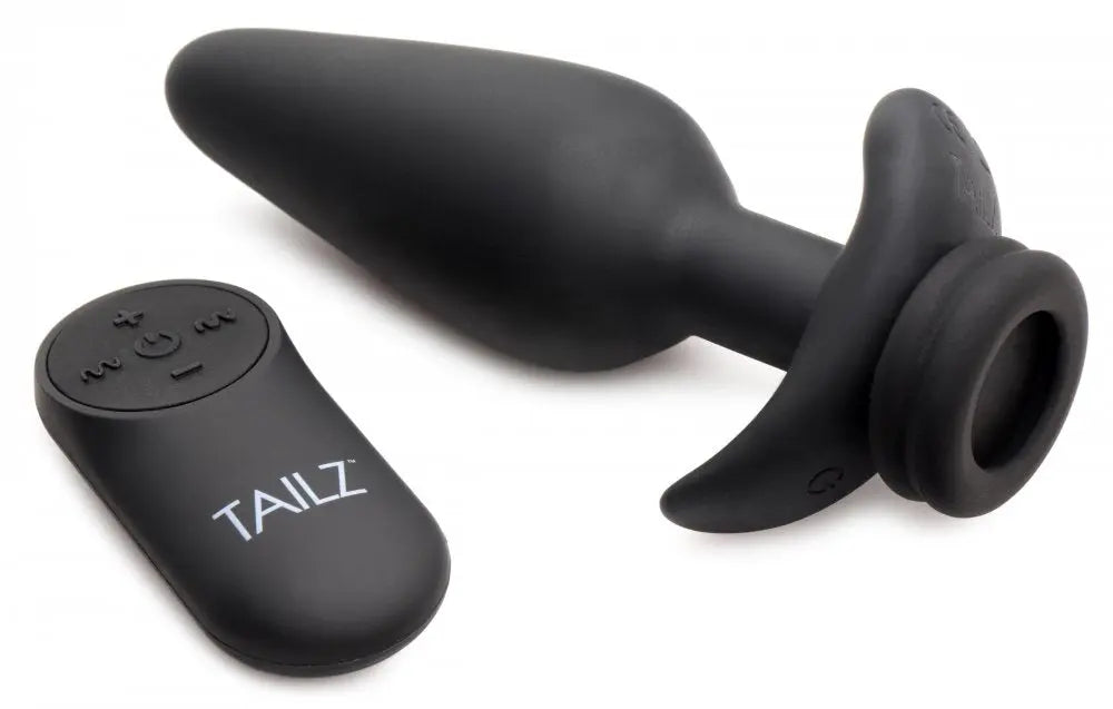 tail anal plug Large Interchangeable Vibrating Silicone Anal Plug with Remote  Vibrating Toys