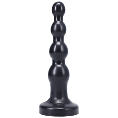 Tantus Silicone Large Ripple Butt Plug Black 