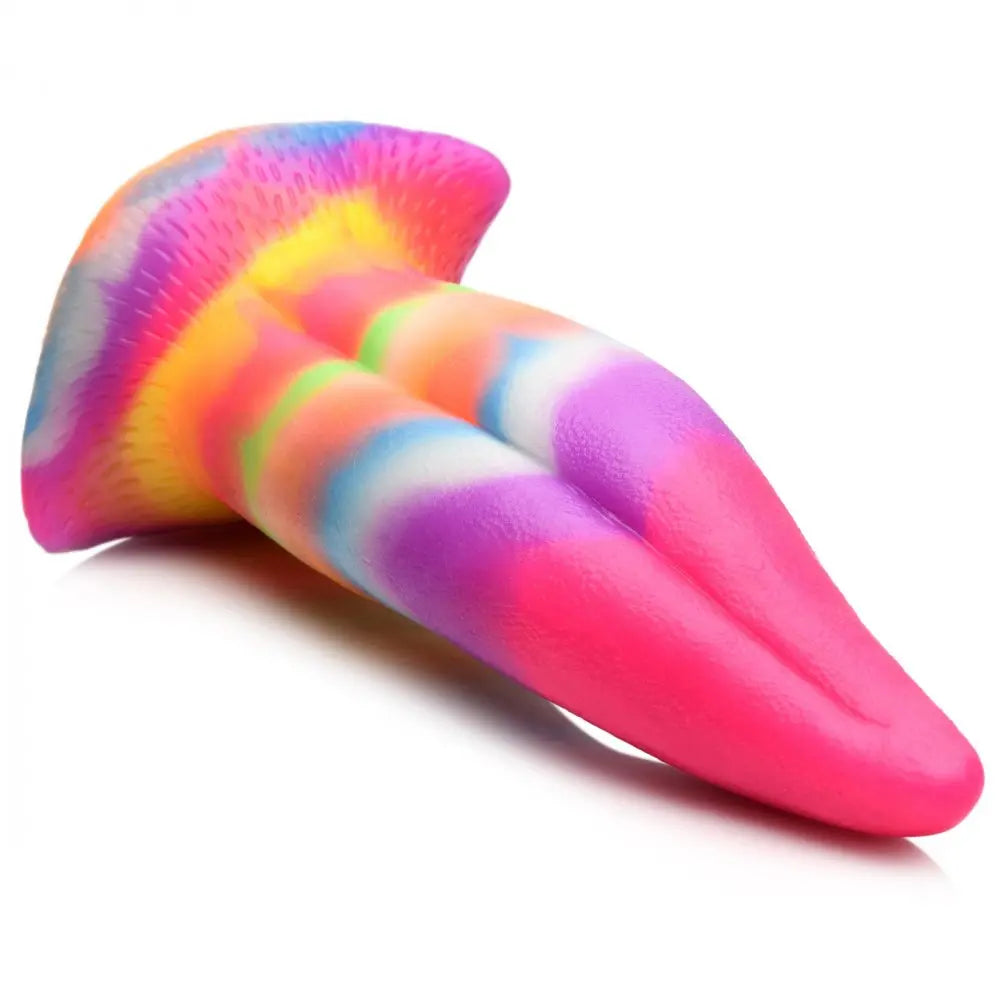 Unicorn Kiss Unicorn Tongue Glow-in-the-Dark Silicone Dildo  Dildos