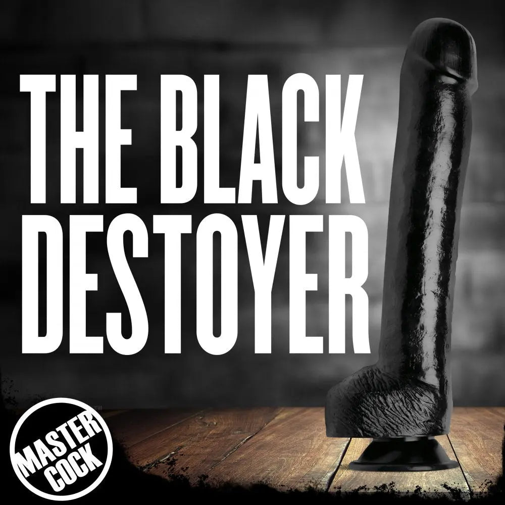 The Black Destroyer Huge 17 Inch Dildo  Dildos