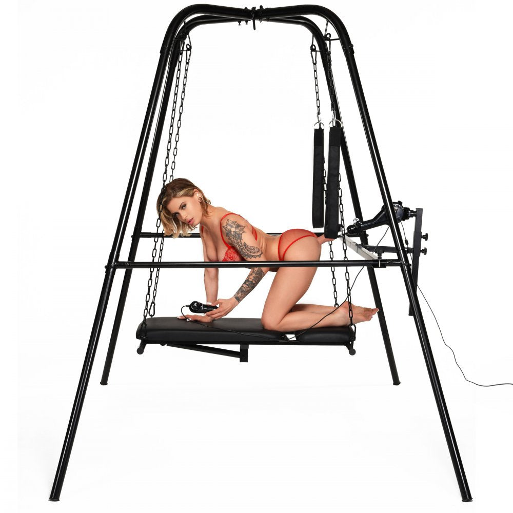 Throne Deluxe Adjustable Sling with Sex Machine 