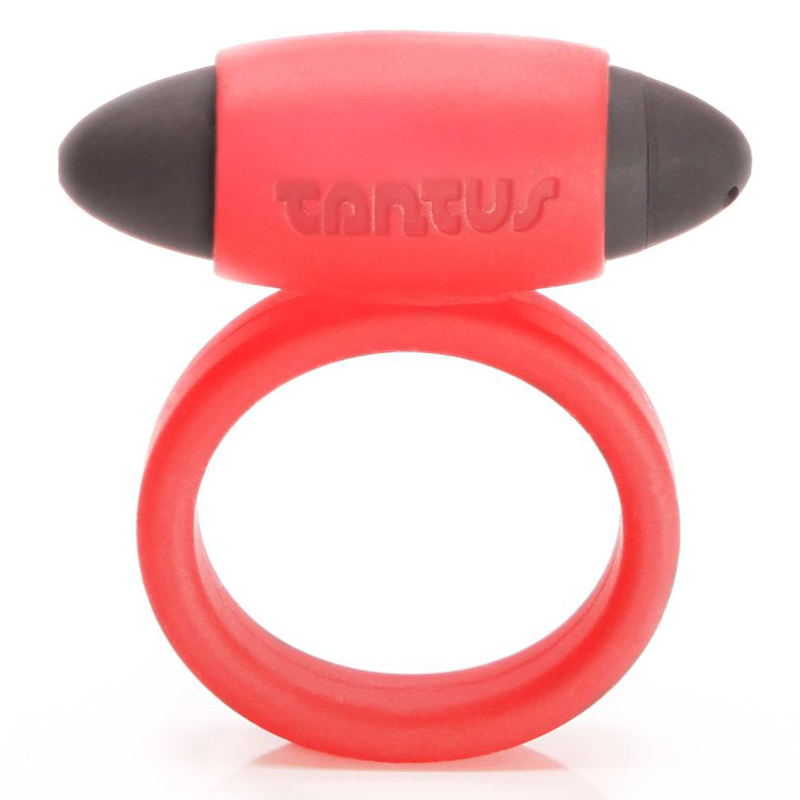 Vibrating Super Soft Cock Ring Red 