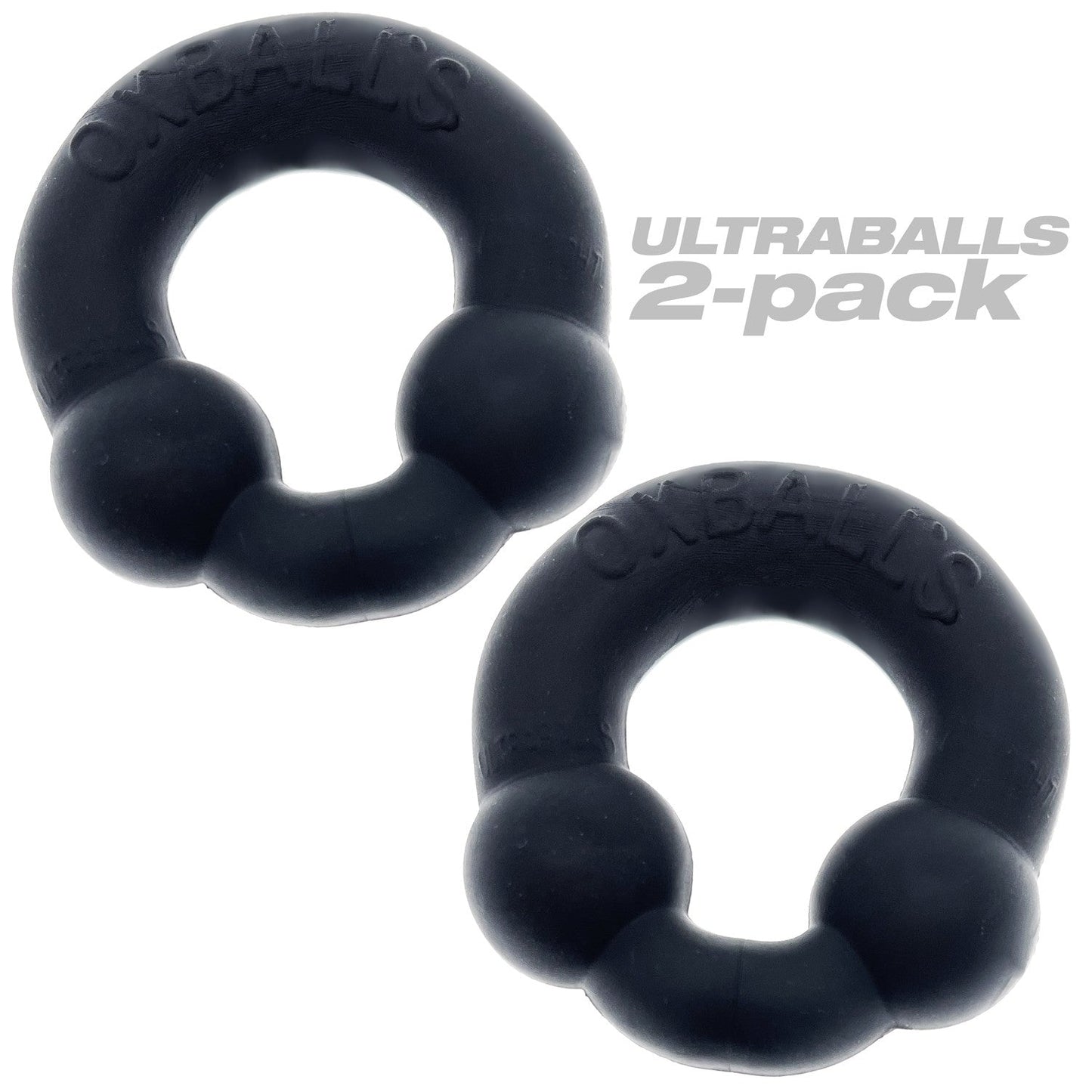 ULTRABALLS, 2-pack cockring - PLUS+SILICONE special edition - NIGHT 