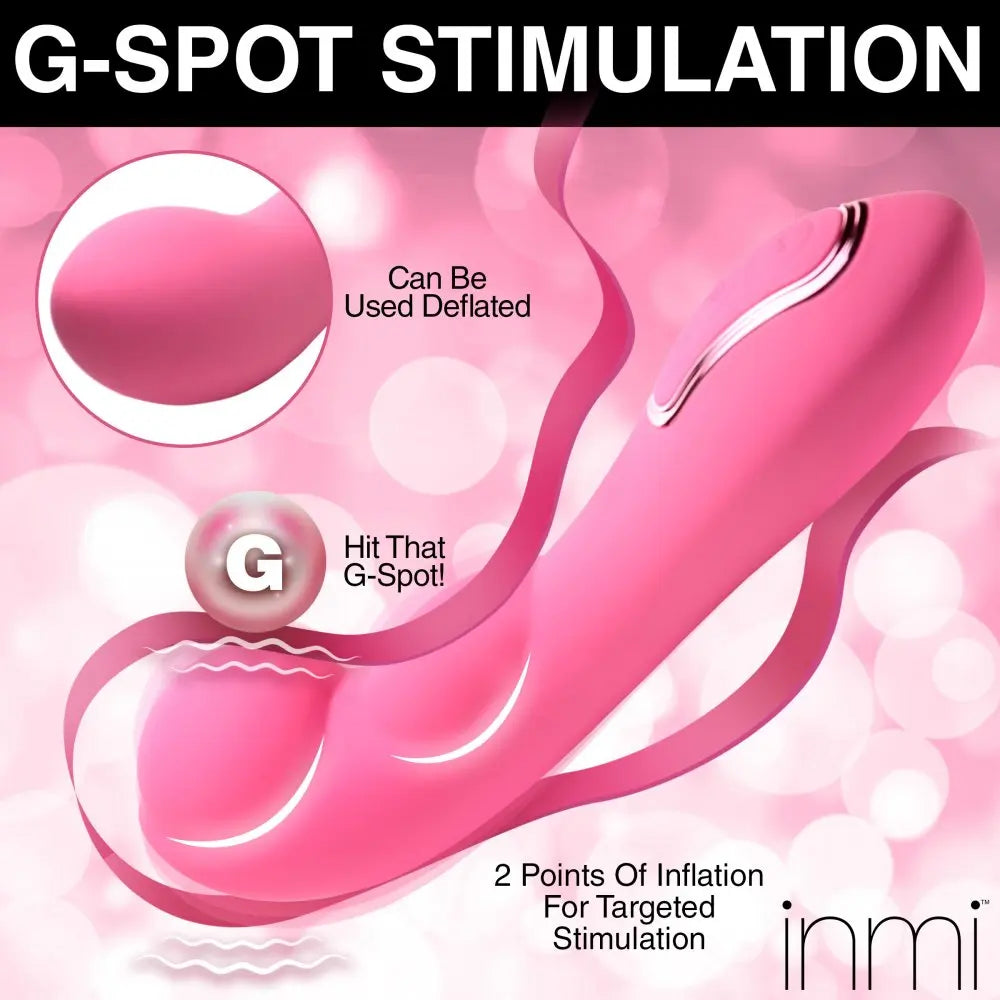 Extreme-G Inflating G-spot Silicone Vibrator - Bound By Desire