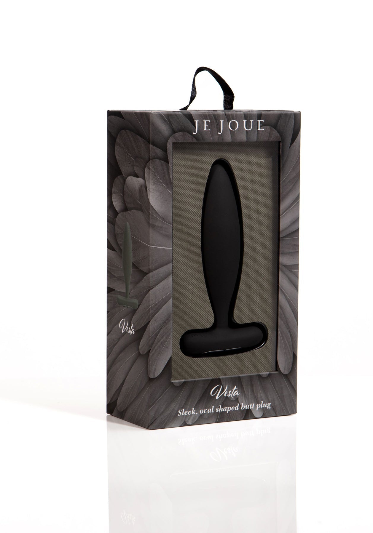 Vesta Vibrating Butt Plug Black 