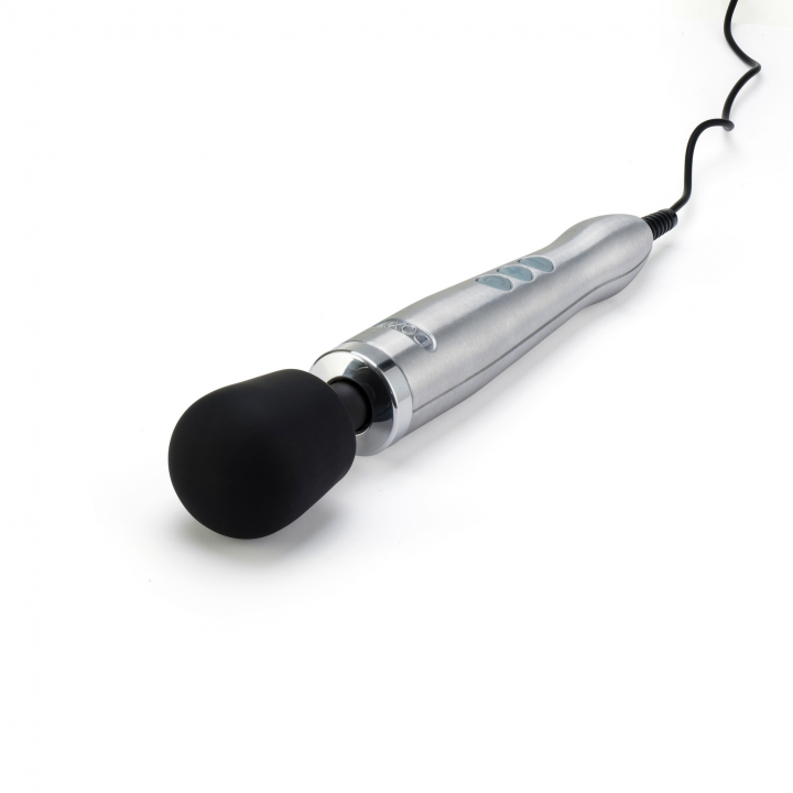 Doxy Wand Vibrator Die Cast - Brushed Metal 