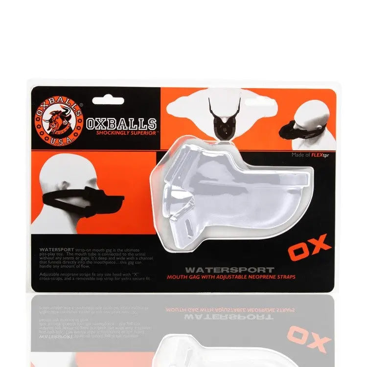 WATERSPORT strap-on gag WHITE 