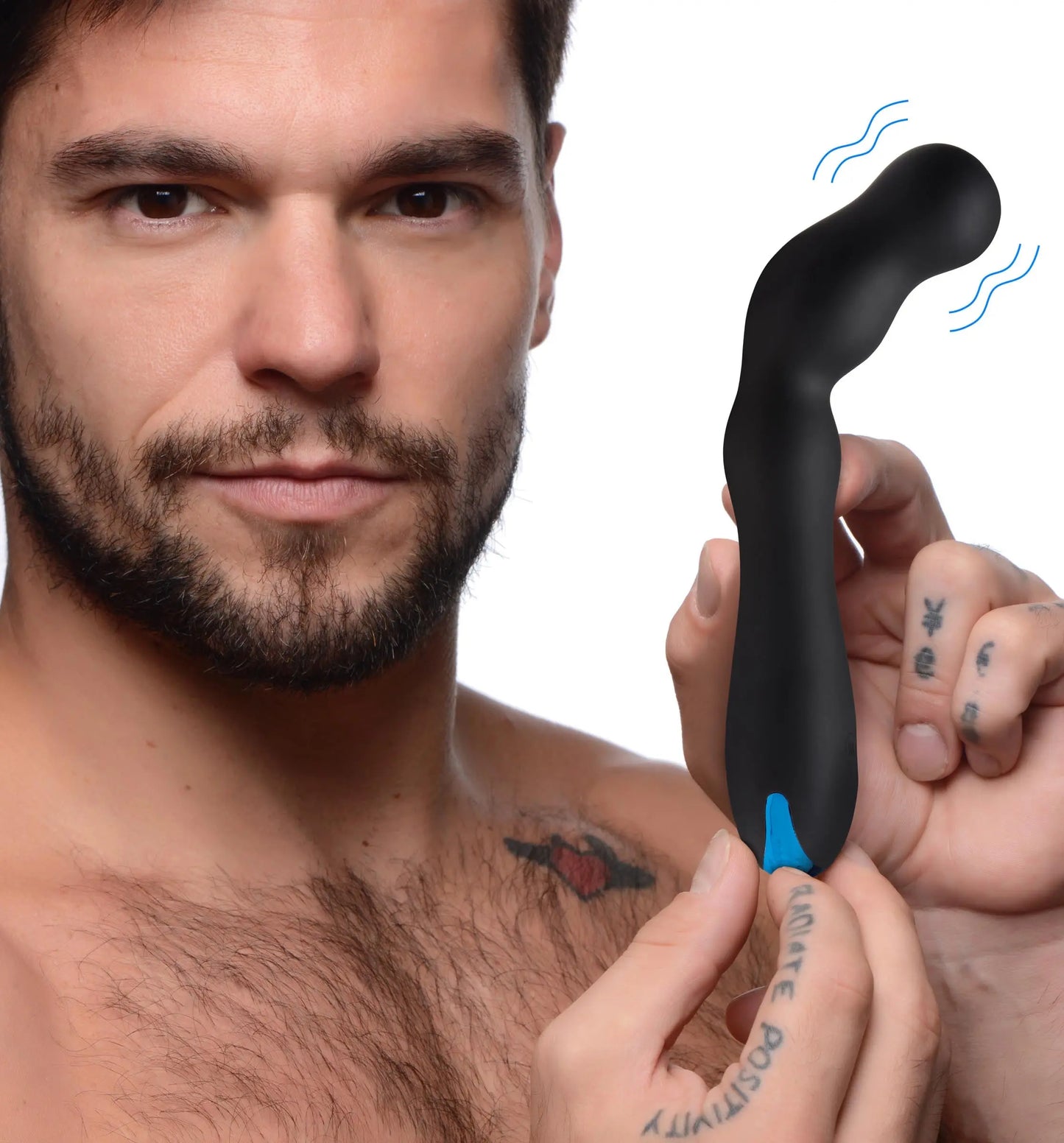 12X Silicone Beaded Prostate Vibrator